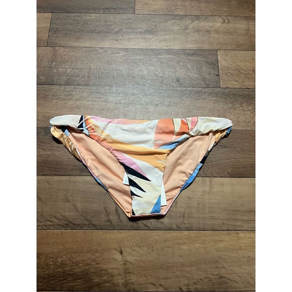 BillaBong Multicoated Patterned Swimsuit Bottom Woman’s Size XXL Lowrider Full C
